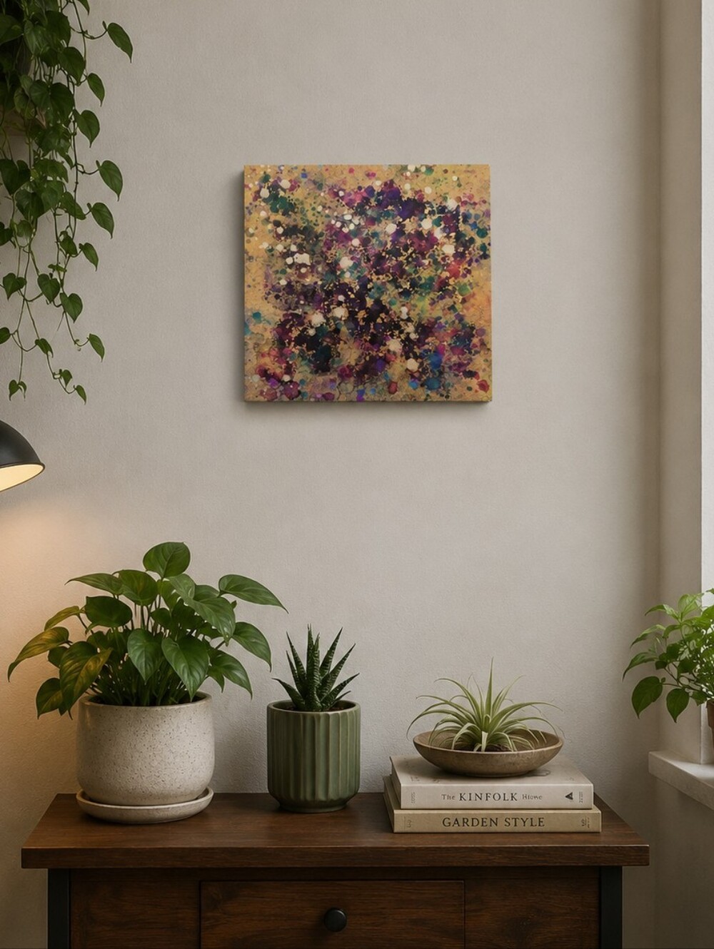 HANDCRAFTED Abstact Painting HANDMADE Artwork HANDPAINTED Texture Wall Art Decor